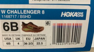 Zapatillas Hoka Challenger 8 Talla 36.5 Mujer