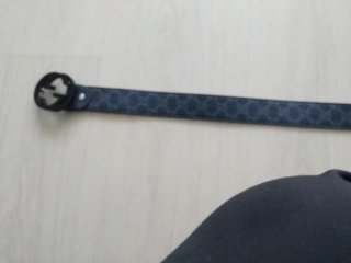 Cintura Gucci 100/110 Nero/Grigio