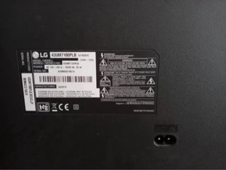 Televisión LG Negra 43 pulgadas