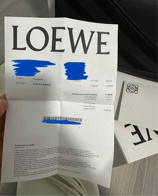 Loewe Puzzle Pequeño Negro