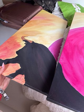Cuadros Torero Pintados a Mano