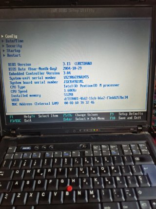 Portatile IBM Windows XP