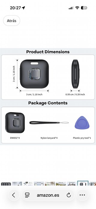 4 Localizadores Bluetooth Rastreador GPS