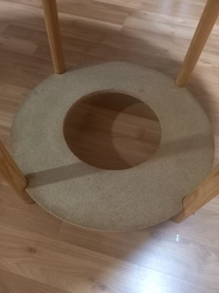 Mesa camilla redonda madera