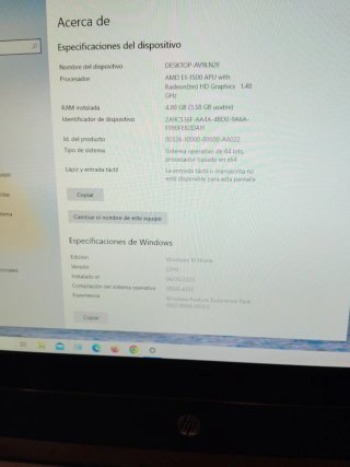 HP PAVILION 20 AMD E1-1500