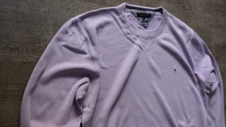 Tommy Hilfiger Men’s Light Purple Jumper | Size XX