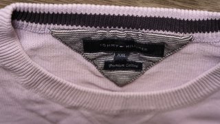 Tommy Hilfiger Men’s Light Purple Jumper | Size XX