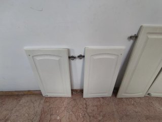 Puertas de cocina blancas de madera VER TODO!