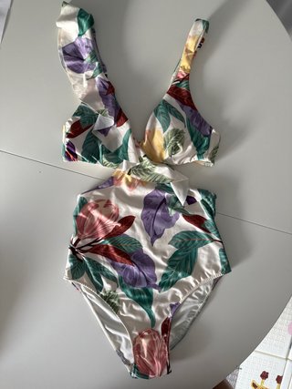 Bañador Trikini Oysho Estampado Floral