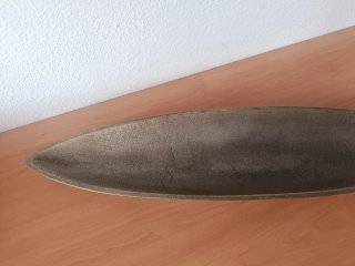 Centro de mesa barca aluminio 70x15cm