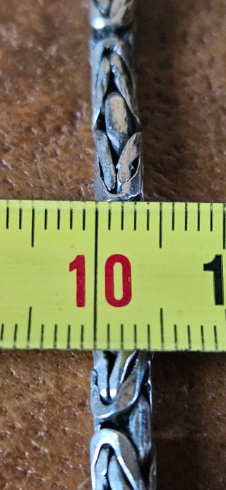 Bracciale snake in argento 925