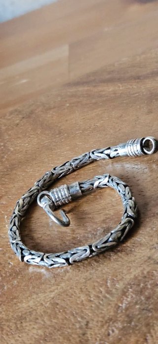 Bracciale snake in argento 925