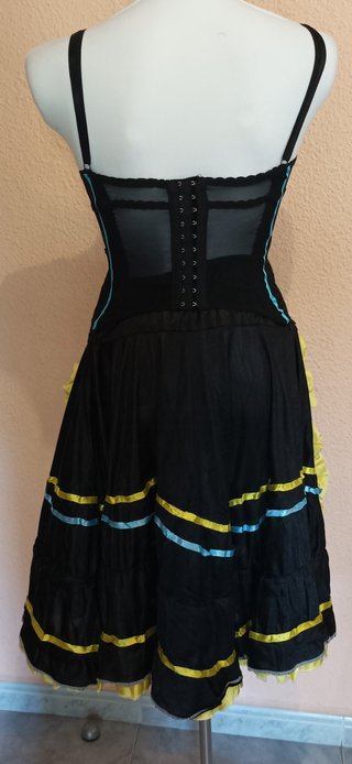 6-Vestido Baile Cabaret Negro