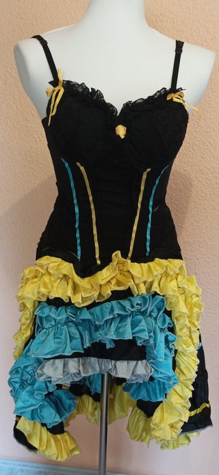 6-Vestido Baile Cabaret Negro