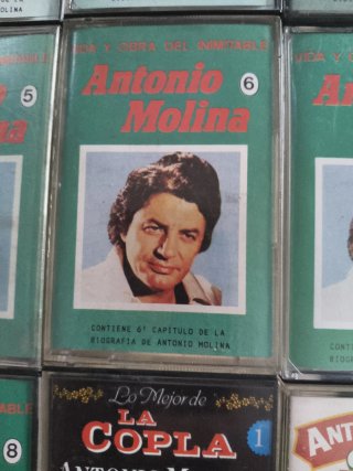9 Cintas Cassette Antonio Molina Vida y Obra