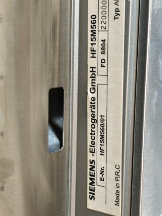 Microondas Siemens integrable HF15M560