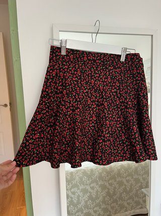Falda Zara flores M