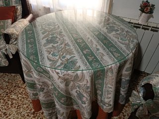 Cristal para mesa camilla redonda