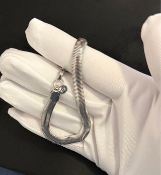 Pulsera Serpiente Hombre - Plata de Ley 925