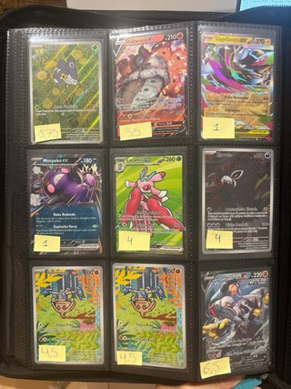 Lote de cartas Pokémon TCG – EX, AR, Full Art🇪🇸🇯🇵🇬🇧