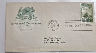 Lote 4 sobres postales USA WW2