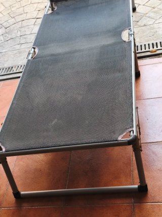 Hamaca plegable tela y metal