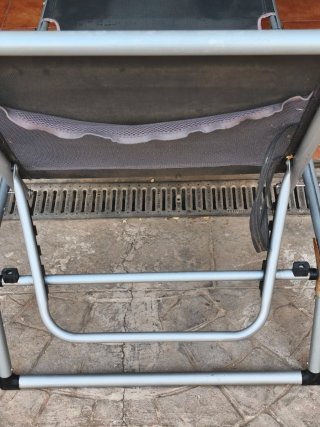 Hamaca plegable tela y metal