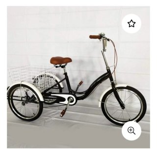 Bicicleta Triciclo con Cesta