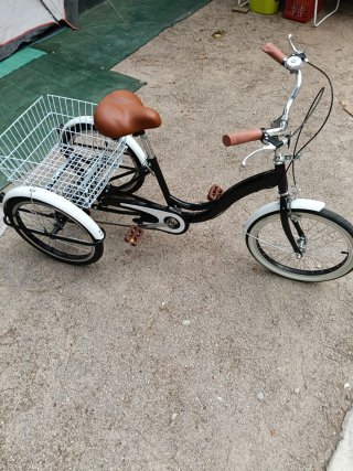 Bicicleta Triciclo con Cesta