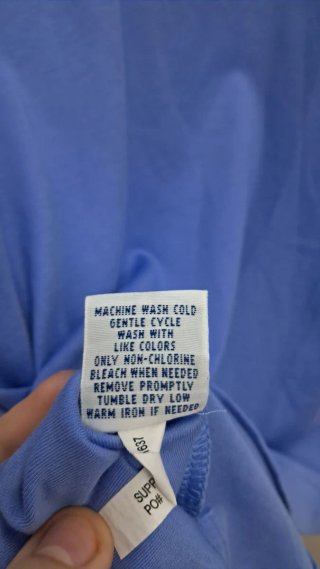 Polo Ralph Lauren Oversized Light Blue Soft Touch