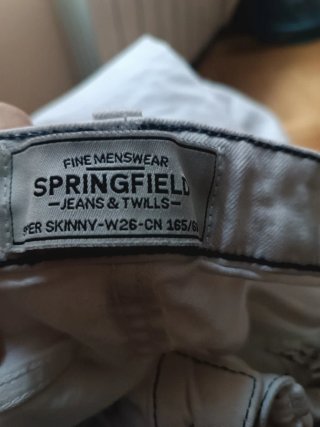 Pantalones Springfield blancos
