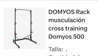 Rack Musculación Domyos 500 Cross Training
