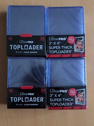 Lote Toploaders Ultra Pro