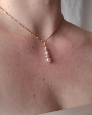 Lyla · Collar de Perlas de Agua Dulce