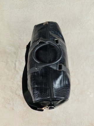 Bolso de viaje polipiel negro