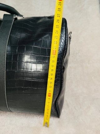Bolso de viaje polipiel negro