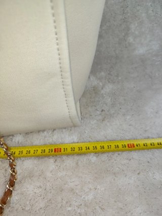 Bolso Tote Blanco y Marrón
