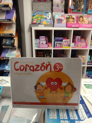 Corazón, 3 años Educación infantil Religión Cat...