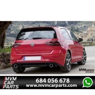 Sistema de Escape + Difusor look GTI para VW Golf