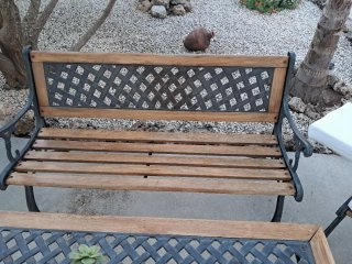 Conjunto Jardín: Banco y 2 Sillones
