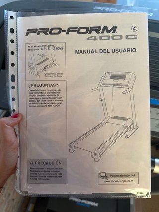 Cinta de Correr Pro-Form 400 C