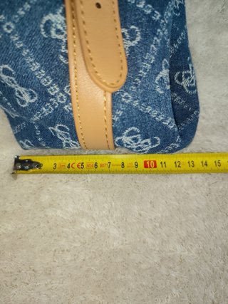 Bolso gran capacidad lujo Elegante azul/camel