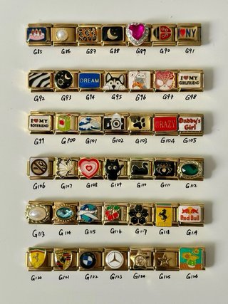 Pulsera Italiana Charms Acero Inoxidable