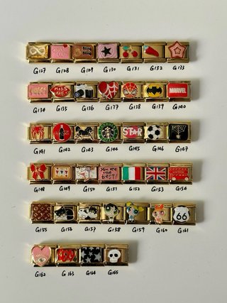 Pulsera Italiana Charms Acero Inoxidable