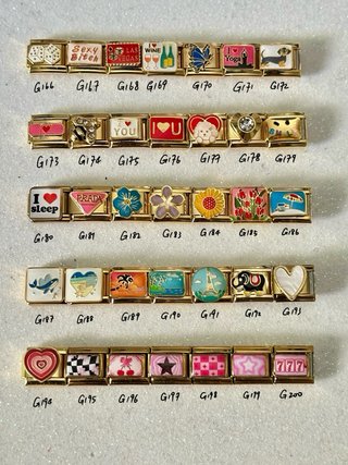 Pulsera Italiana Charms Acero Inoxidable