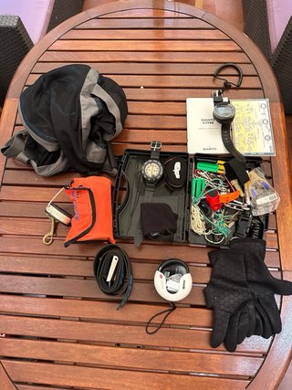 Lote completo equipo de buceo