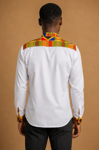Camisa Afro Estampada Multicolor