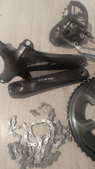 Grupo Shimano 105 11v Disco Completo