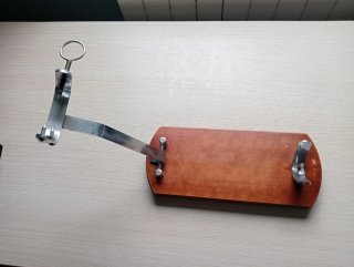 Jamonero madera y acero inoxidable
