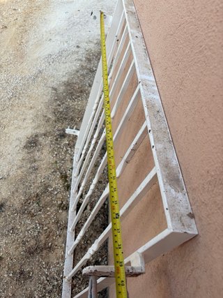Ventana aluminio doble cristal 100x100cm + Reja